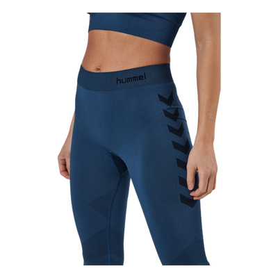 Seamless Training Tights Blue