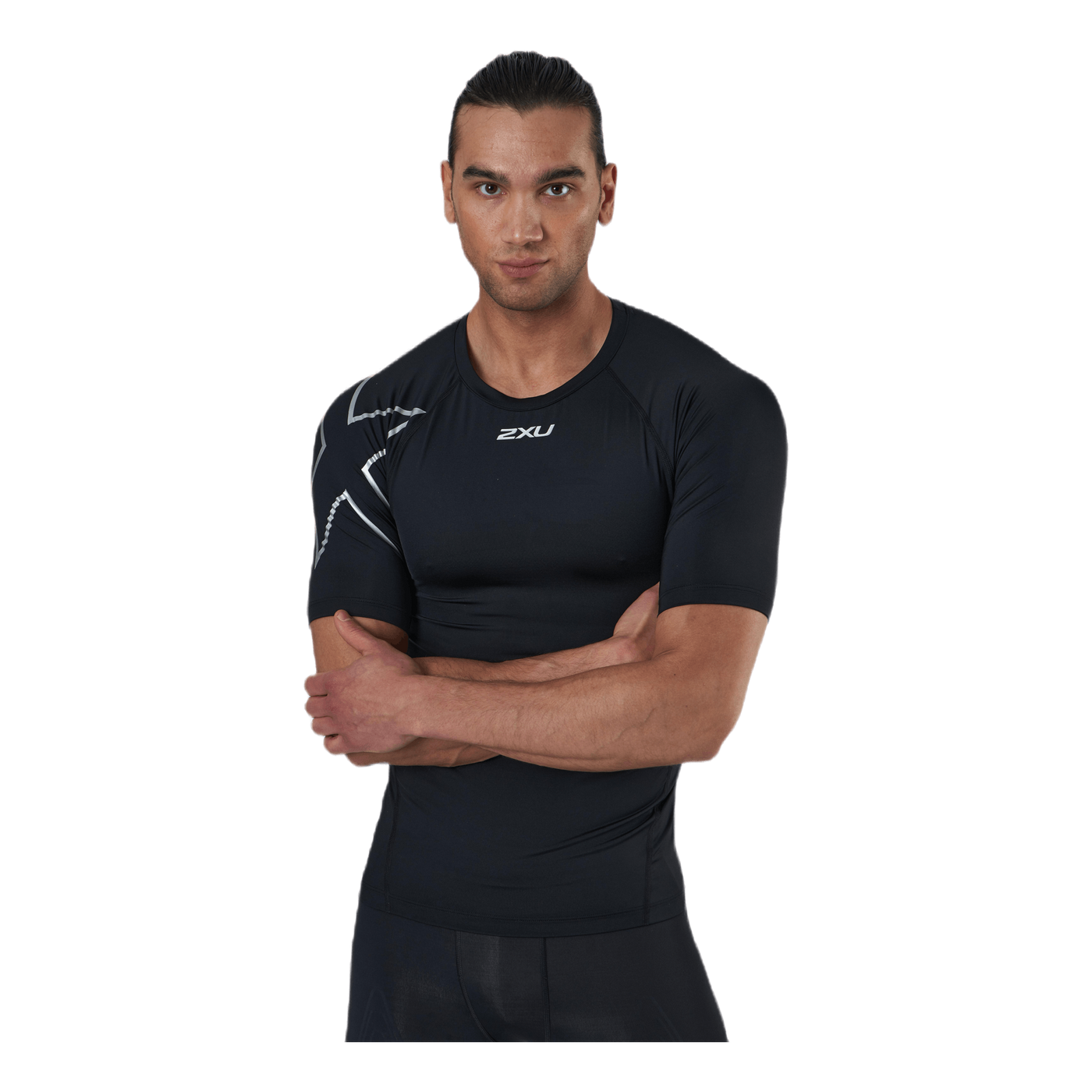 Core Compression S/S Black/Silver