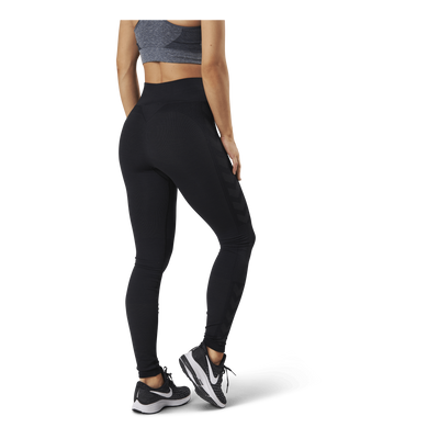 Seamless Mid Waist Tights Black