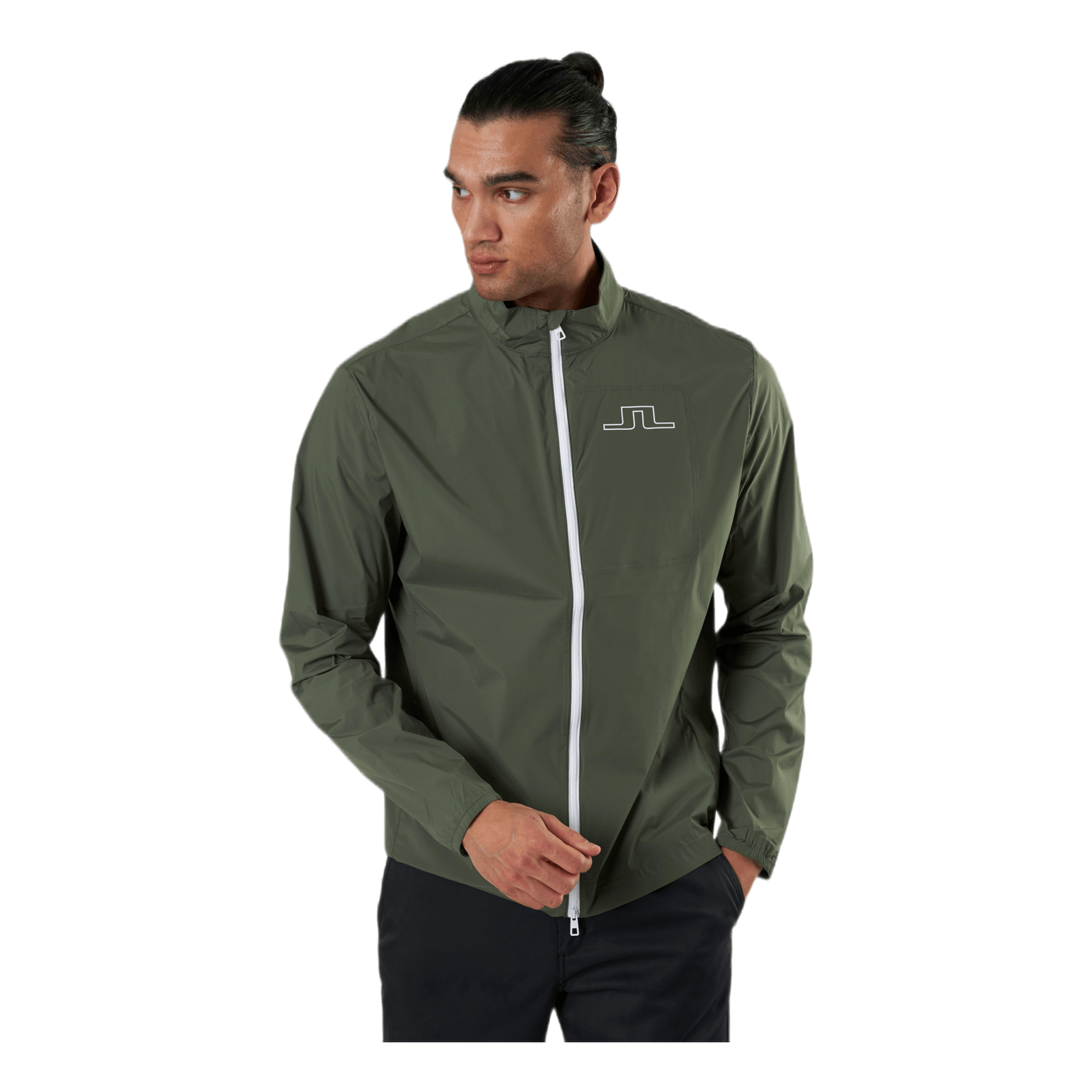 Ash Light Packable Golf Jacket Green