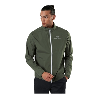 Ash Light Packable Golf Jacket Green