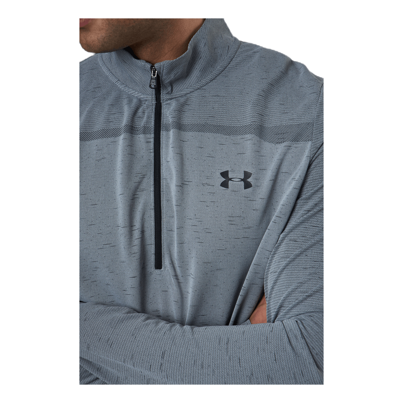 Seamless 1/2 Zip Grey