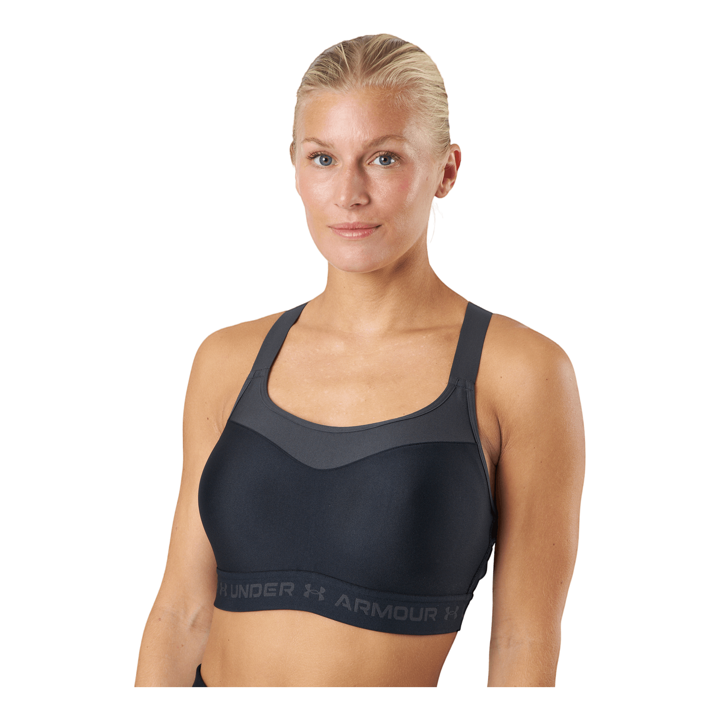 Armour High Crossback Bra Black