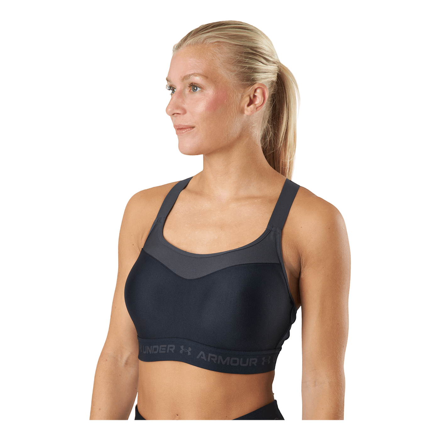 Armour High Crossback Bra Black