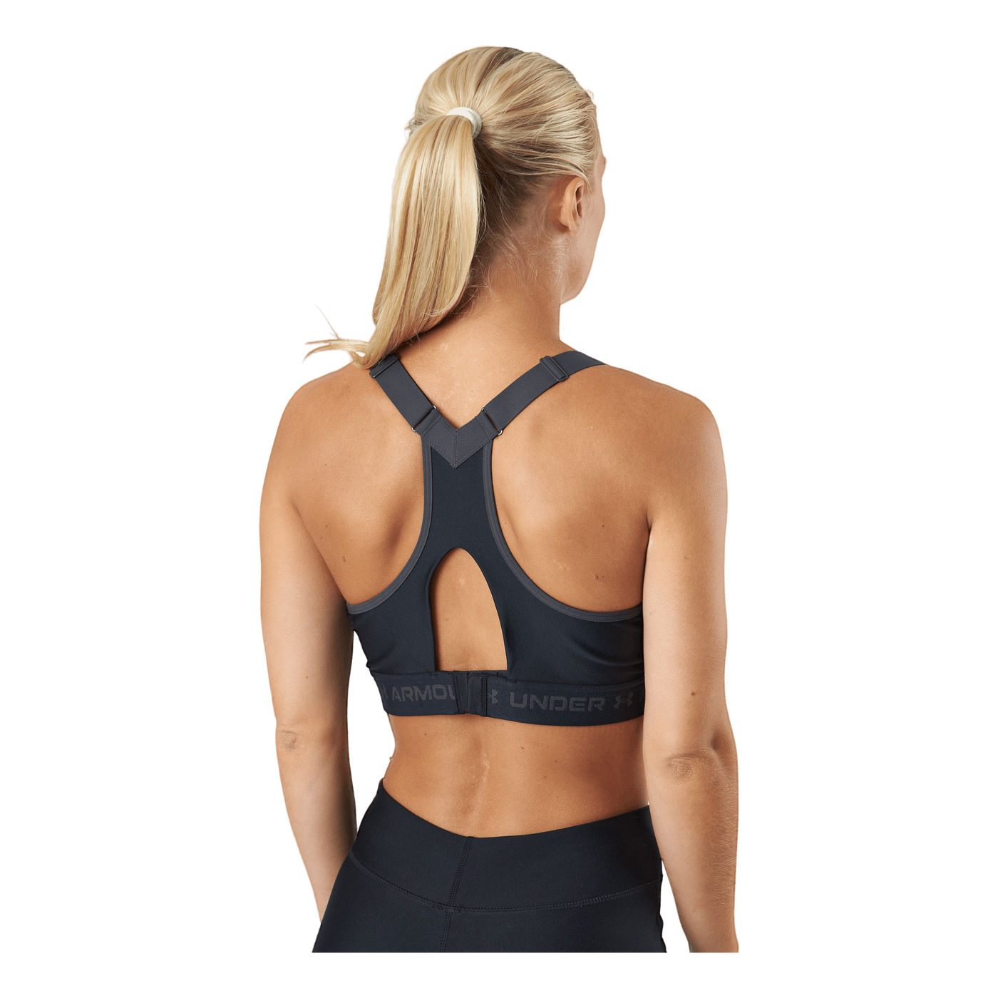 Armour High Crossback Bra Black