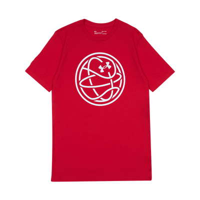 Hoops Icon Tee Red