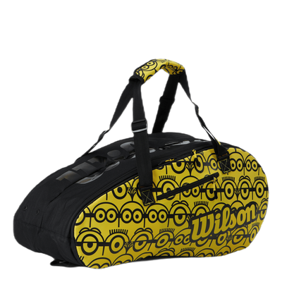 Minions Tour 12Pk Racket Bag Black/Yellow