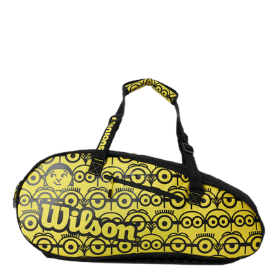 Minions Tour 12Pk Racket Bag Black/Yellow