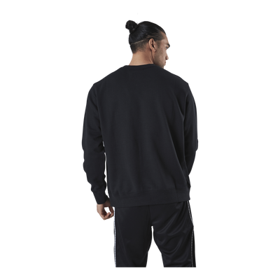 Sportswear Club Men's French Terry Crew BLACK/WHITE