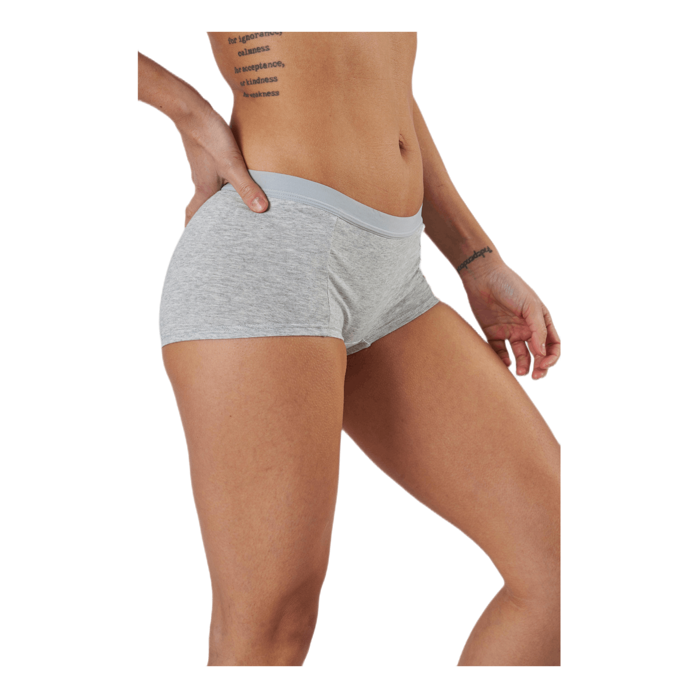 Mia Solid Minishorts 3-Pack White/Black