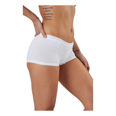 Mia Solid Minishorts 3-Pack White/Black