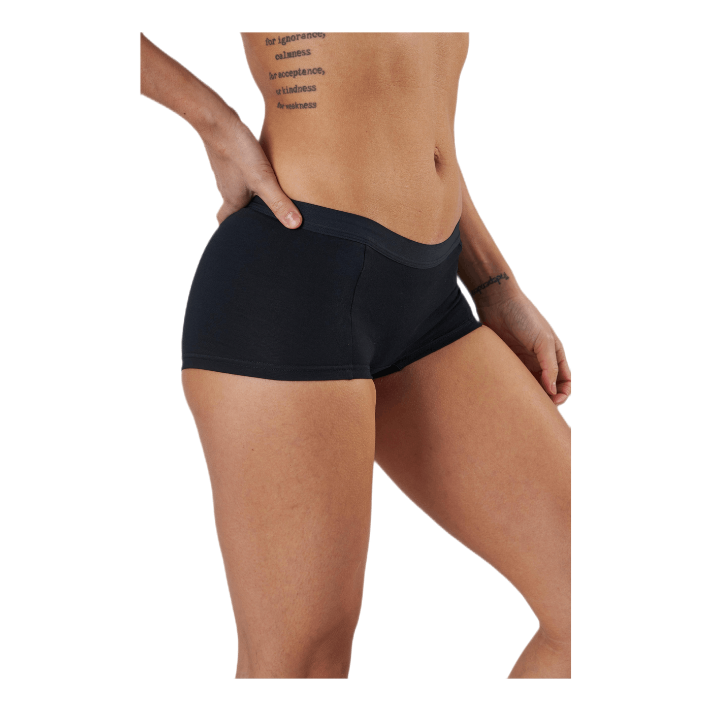 Mia Solid Minishorts 3-Pack White/Black