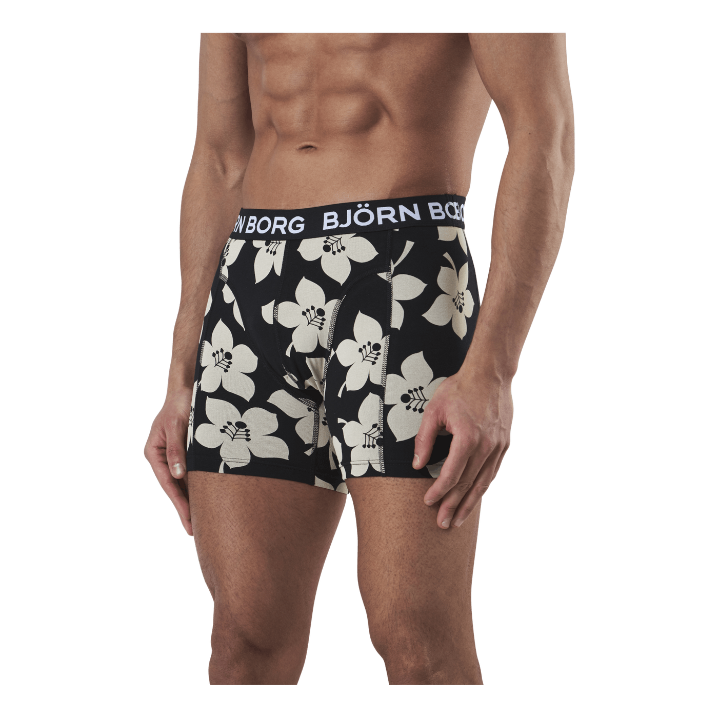 Sammy Graphic Floral Shorts 2-Pack Black