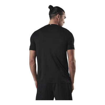 Shoulder Logo Slim Training Tee Black