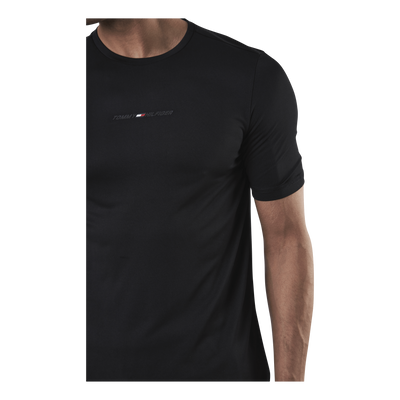 Shoulder Logo Slim Training Tee Black