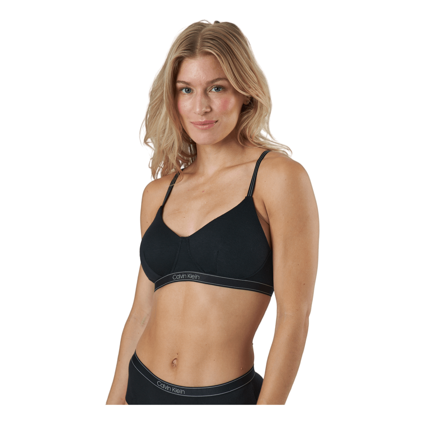 Pure Fashion Lightly Lined Bralette Black