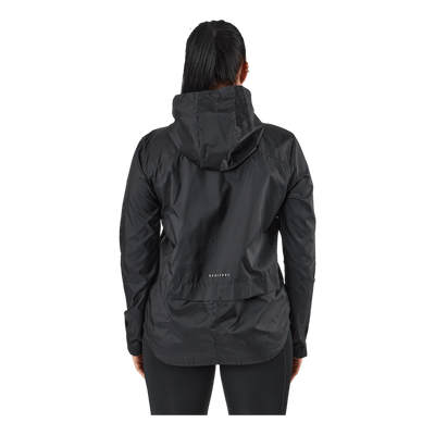 Essential Women's Running Jacket BLACK/REFLECTIVE SILV