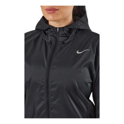 Essential Women's Running Jacket BLACK/REFLECTIVE SILV