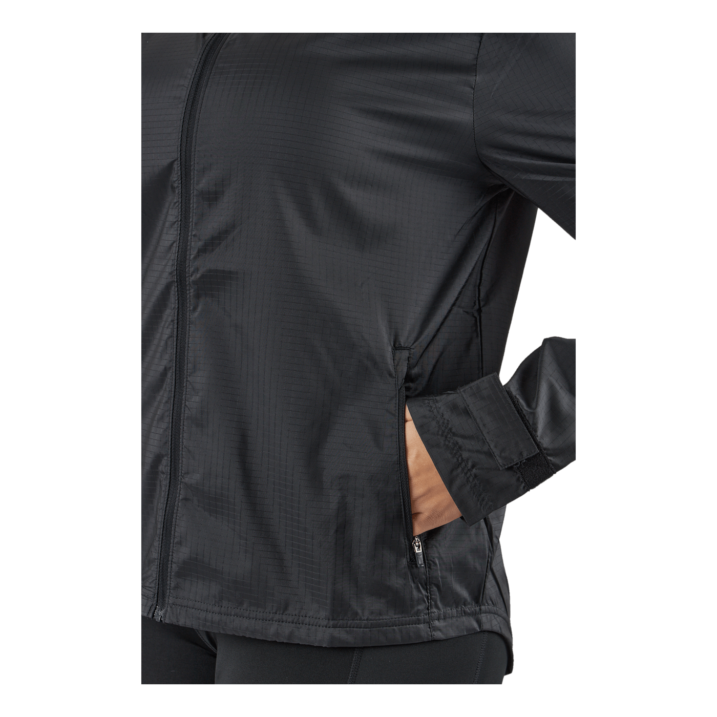 Essential Women's Running Jacket BLACK/REFLECTIVE SILV