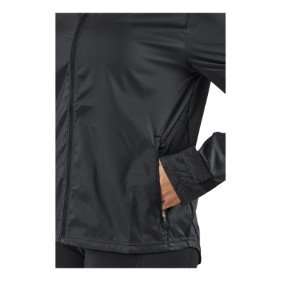 Essential Women's Running Jacket BLACK/REFLECTIVE SILV