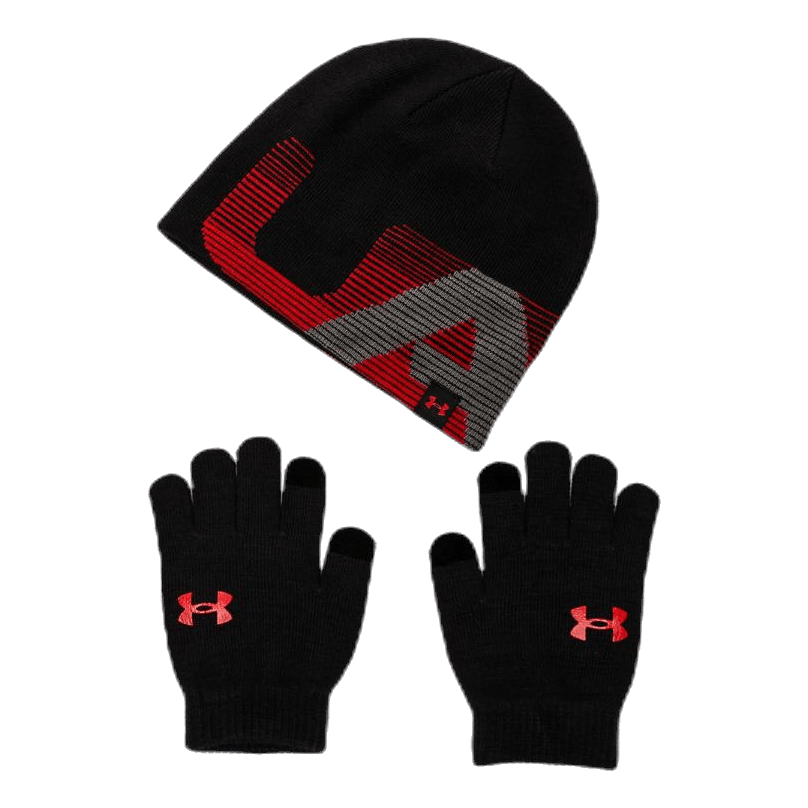 Beanie/Glove Combo Junior Black