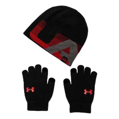 Beanie/Glove Combo Junior Black