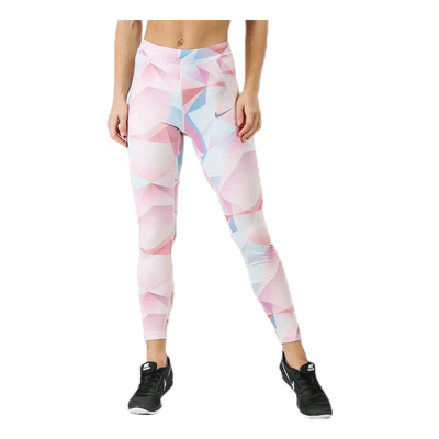 Speed Printed Tight 7/8 Pink/White