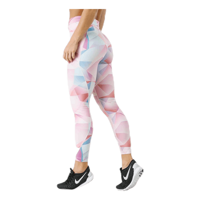 Speed Printed Tight 7/8 Pink/White