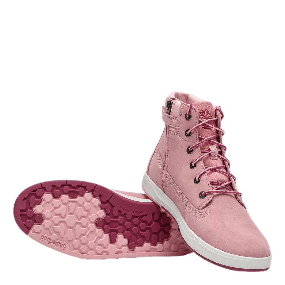 Davis Square 6" Nubuck Youth Pink