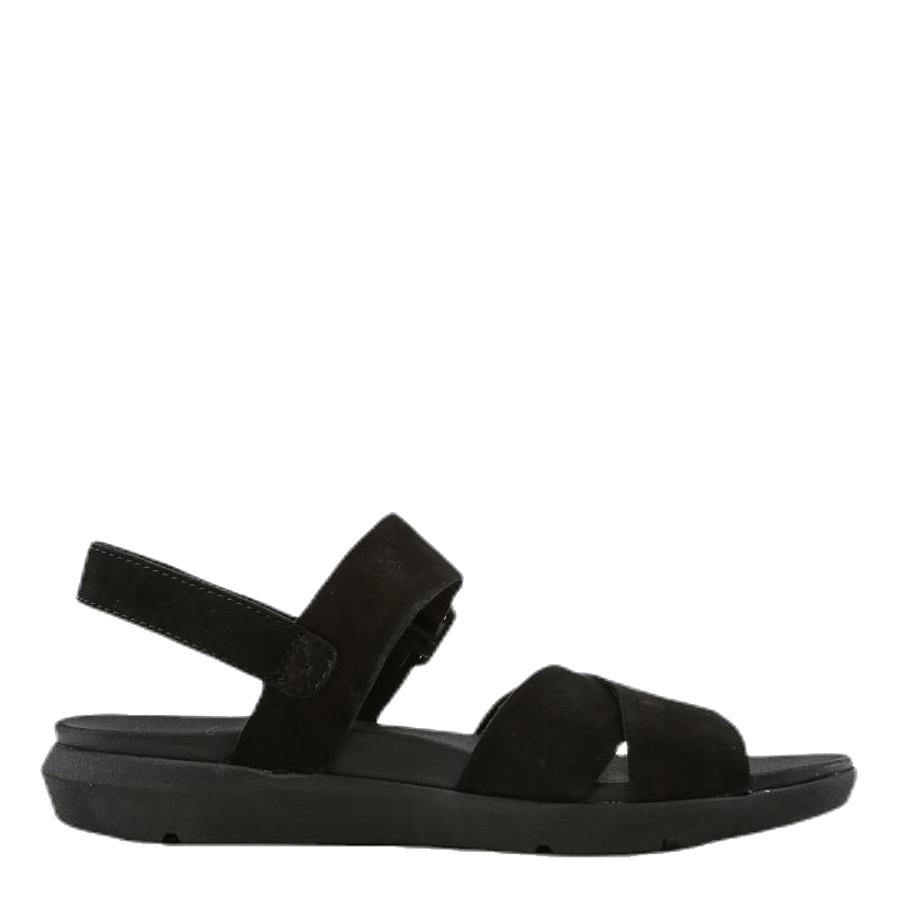 Wilesport Leather Sandal Black