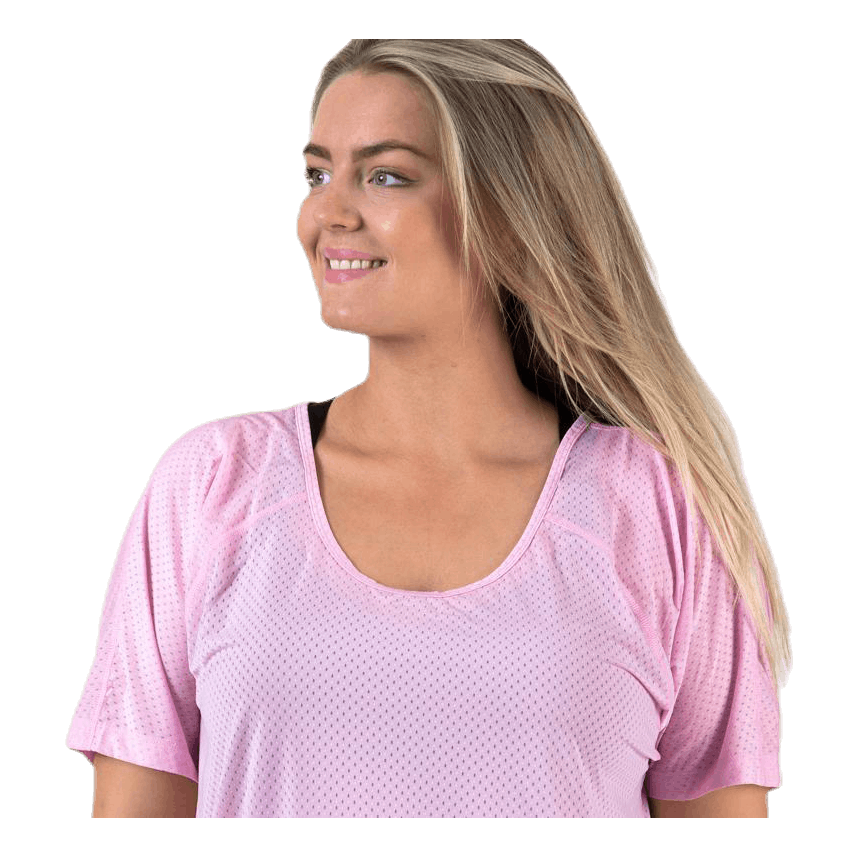 Miler Top SS Breathe Plus Pink