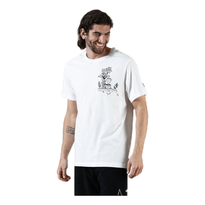 Season Court Tee White/Black