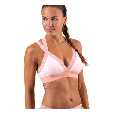 Indy Logo Bra Pink/White