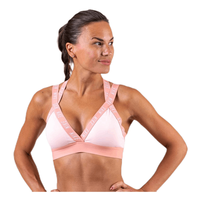 Indy Logo Bra Pink/White