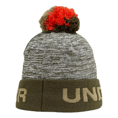 Game Time Pom Beanie Jr. Green