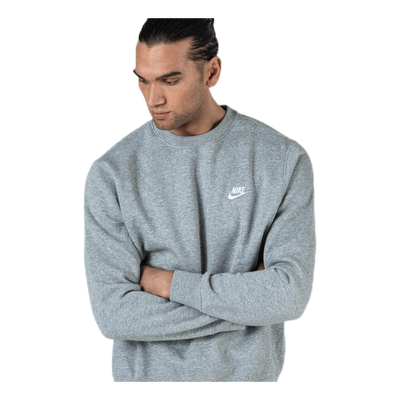 Sportswear Club Fleece Crew DK GREY HEATHER/WHITE