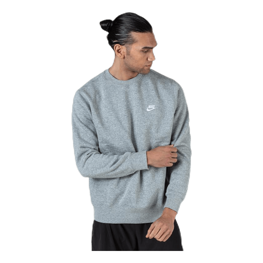 Sportswear Club Fleece Crew DK GREY HEATHER/WHITE