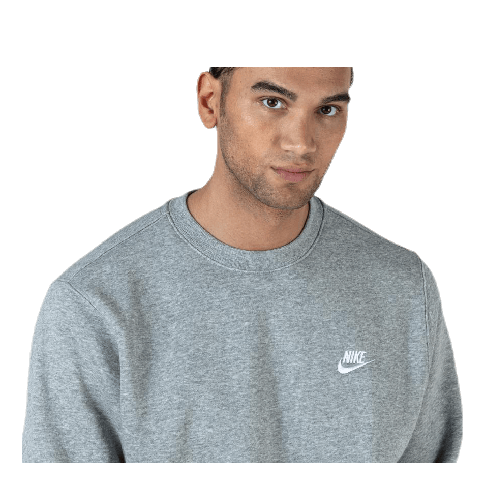 Sportswear Club Fleece Crew DK GREY HEATHER/WHITE