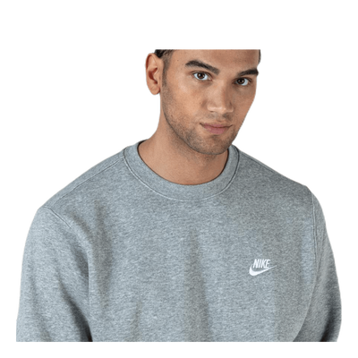 Sportswear Club Fleece Crew DK GREY HEATHER/WHITE