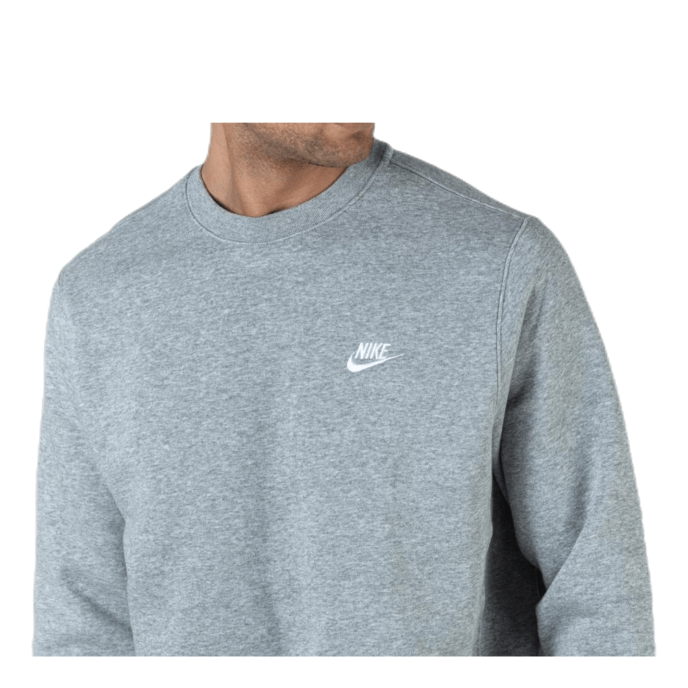 Sportswear Club Fleece Crew DK GREY HEATHER/WHITE