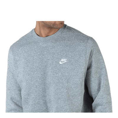 Sportswear Club Fleece Crew DK GREY HEATHER/WHITE