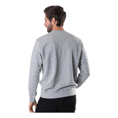 Sportswear Club Men's French Terry Crew DK GREY HEATHER/WHITE