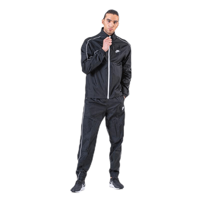 Track Suit Woven Basic White/Black