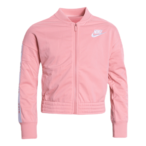 Girls Tricot Essential Tracksuit Pink