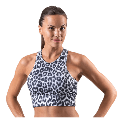 Everything Leopard Bra White/Black