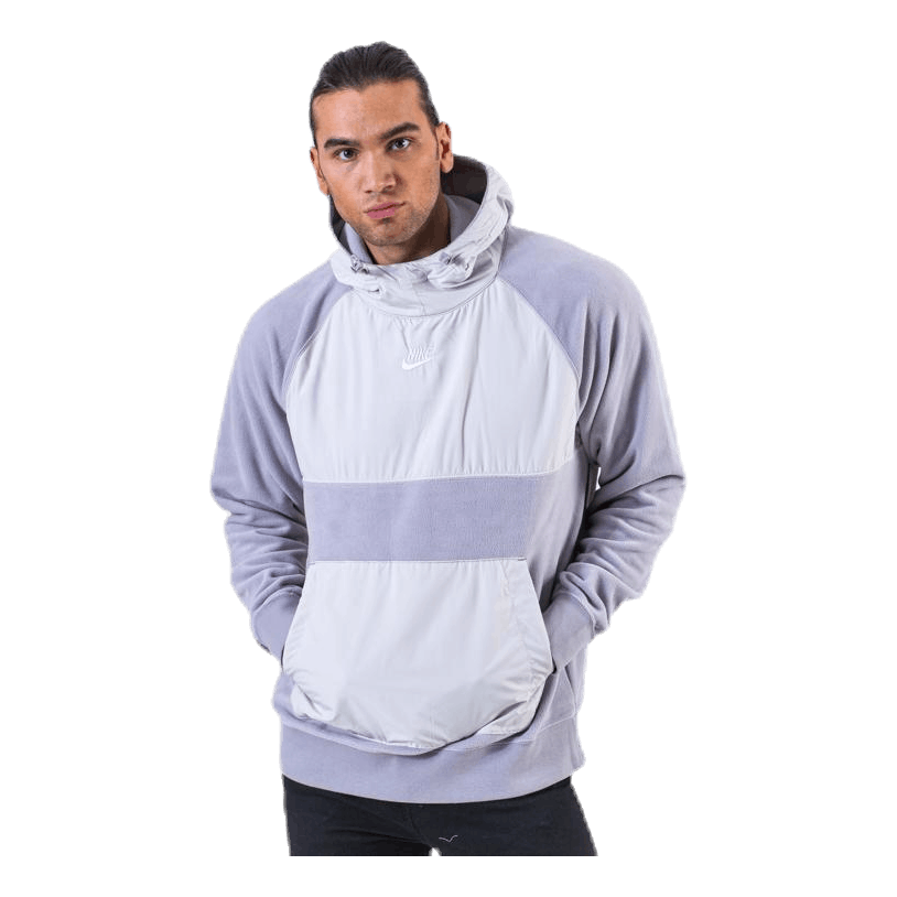 Club Pullover Winter Hoodie Grey