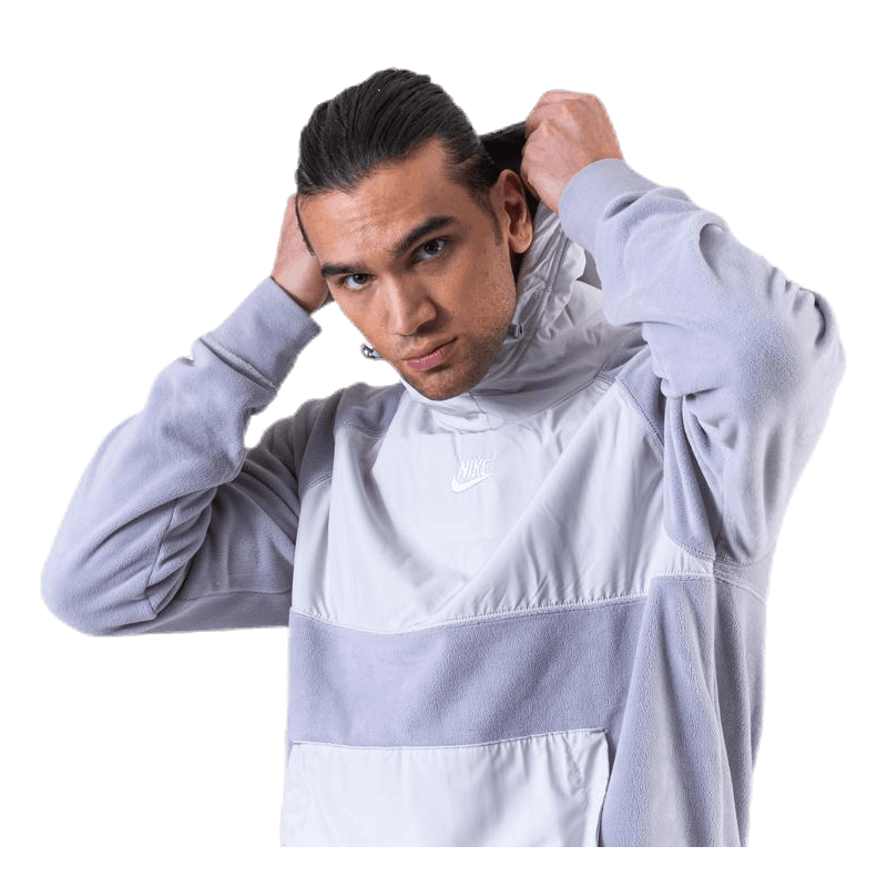 Club Pullover Winter Hoodie Grey