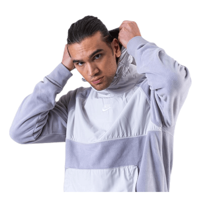 Club Pullover Winter Hoodie Grey