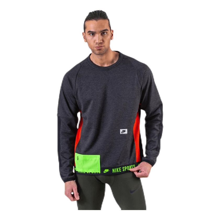 Nike therma crew clearance sweatshirt