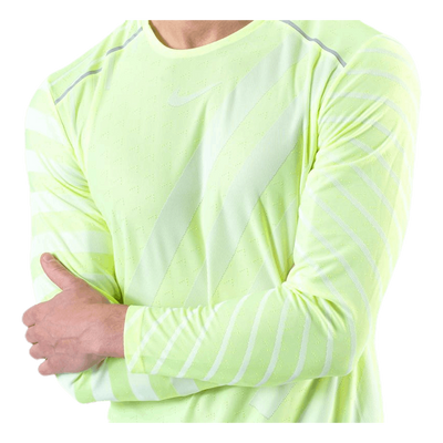 Tech Knit Cool LS White/Green